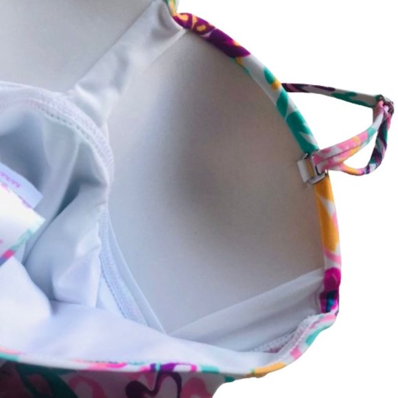 Stella Parker One Piece Swimsuit in Multi Color Size M - Picture 10 of 13